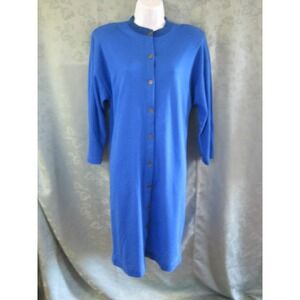 VTG 80's Timely Trends Long Cardigan Sweater Size 7 ( Medium ) Acrylic
